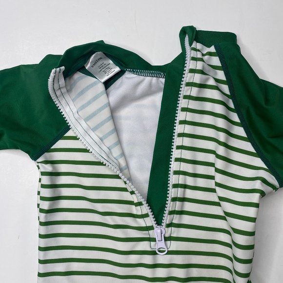 UMELOK, baby boy's 12-18 M, one piece swimsuit with long sleeves, UPF 50+ - Picture 4 of 6